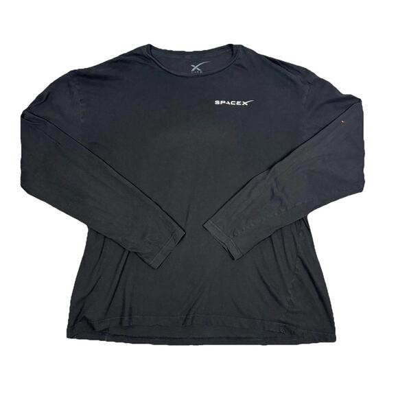 Authentic SpaceX Starship 2XL Shirt Black Rockets Falcon 9 Launch Long Sleeve - Picture 2 of 9